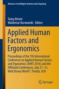 Vorderes Coverbild Applied Human Factors and Ergonomics