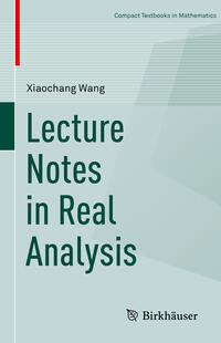 Vorderes Coverbild Lecture Notes in Real Analysis