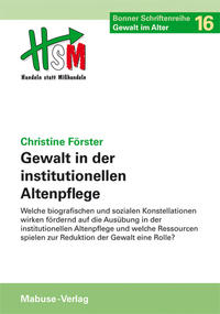 Vorderes Coverbild Gewalt in der institutionellen Altenpflege