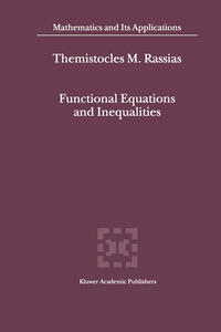 Vorderes Coverbild Functional Equations and Inequalities