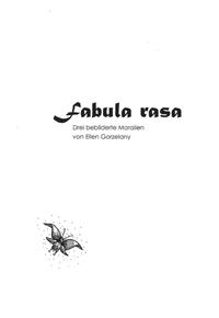 Vorderes Coverbild Fabula rasa
