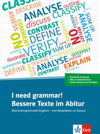 Vorderes Coverbild I need grammar! Bessere Texte im Abitur