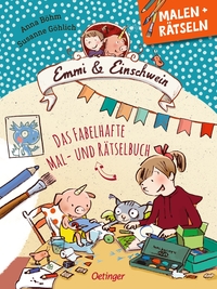 Vorderes Coverbild Emmi & Einschwein. Das fabelhafte Mal- und Rätselbuch