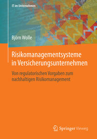 Vorderes Coverbild Risikomanagementsysteme in Versicherungsunternehmen