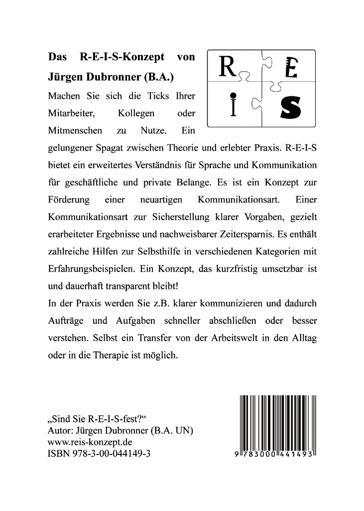 Rückseitencover Sind Sie R-E-I-S-fest?