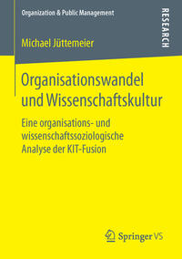 Vorderes Coverbild Organisationswandel und Wissenschaftskultur