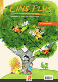 Vorderes Coverbild EINS PLUS 4. Ausgabe Deutschland. Knobelplakate