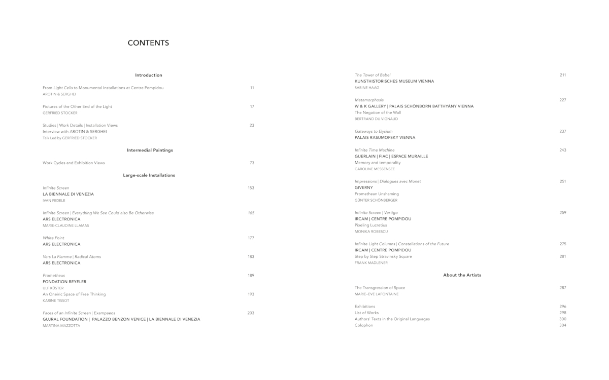 Beispielinhalt (Bild) AROTIN & SERGHEI – Infinite Screen