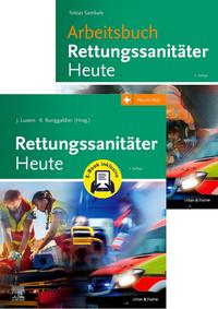 Vorderes Coverbild Rettungssanitäter Heute + Arbeitsbuch Rettungssanitäter Heute, Set