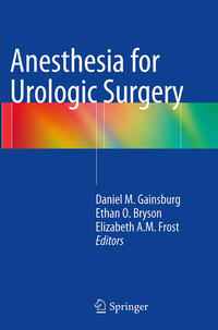 Vorderes Coverbild Anesthesia for Urologic Surgery