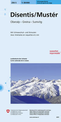 Vorderes Coverbild 256S Disentis/Mustér Schneesportkarte
