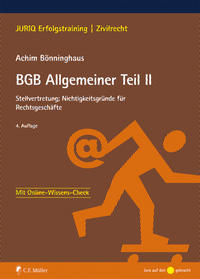 Vorderes Coverbild BGB Allgemeiner Teil II