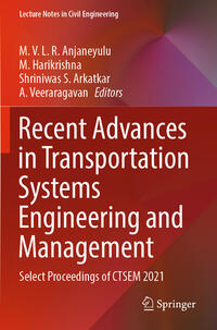 Vorderes Coverbild Recent Advances in Transportation Systems Engineering and Management