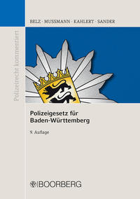 Vorderes Coverbild Polizeigesetz für Baden-Württemberg