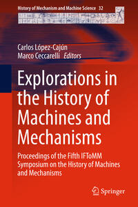 Vorderes Coverbild Explorations in the History of Machines and Mechanisms