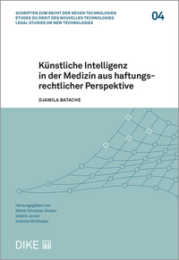 Vorderes Coverbild Künstliche Intelligenz in der Medizin aus haftungsrechtlicher Perspektive