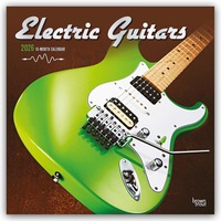 Vorderes Coverbild Electric Guitars – Elektrische Gitarren 2026 – 16-Monatskalender