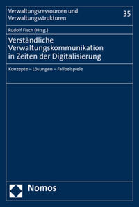 Vorderes Coverbild Verständliche Verwaltungskommunikation in Zeiten der Digitalisierung
