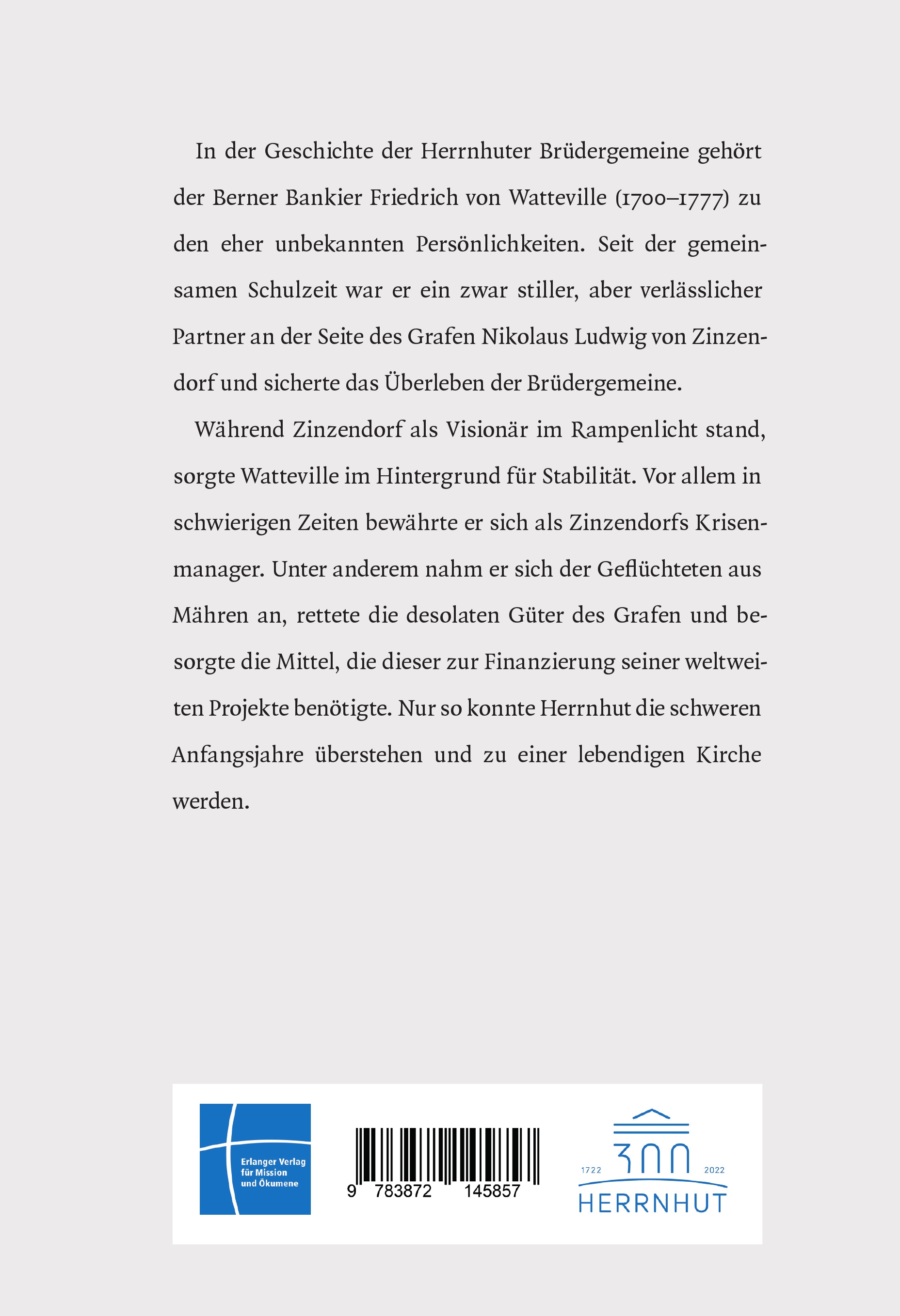 Rückseitencover Krisenmanager in Herrnhut