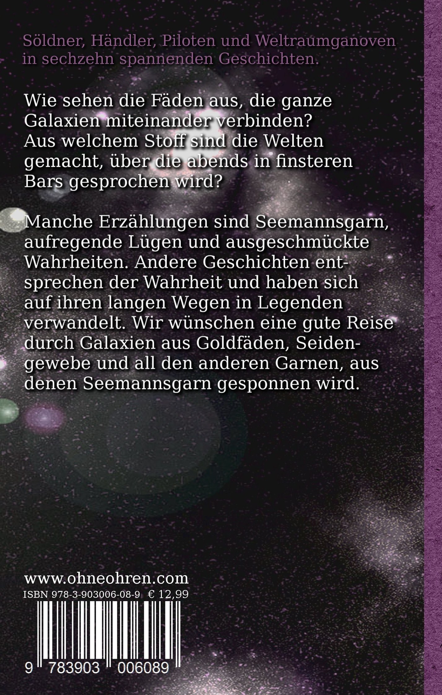 Rückseitencover Intergalaktisches Seemannsgarn