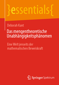 Vorderes Coverbild Das mengentheoretische Unabhängigkeitsphänomen