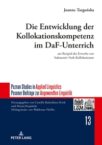 Vorderes Coverbild Die Entwicklung der Kollokationskompetenz im DaF-Unterricht