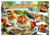 Vorderes Coverbild Alles Apfel oder was?! - Köstliche Apfelgerichte für jede Gelegenheit! (Wandkalender 2025 DIN A2 quer), CALVENDO Monatskalender