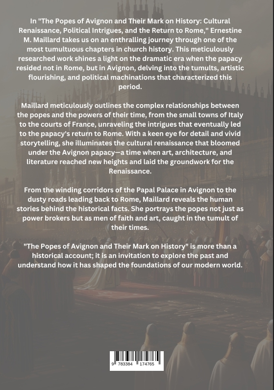 Rückseitencover The Popes of Avignon and Their Mark on History