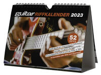 Vorderes Coverbild guitar Riffkalender 2023