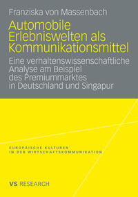 Vorderes Coverbild Automobile Erlebniswelten als Kommunikationsmittel