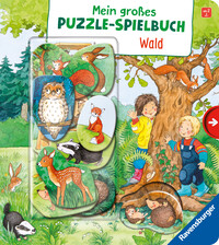 Vorderes Coverbild Mein großes Puzzle-Spielbuch - Wald