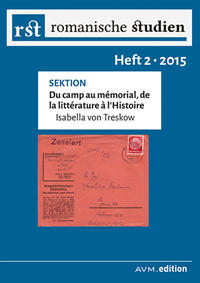 Vorderes Coverbild Romanische Studien Heft 2