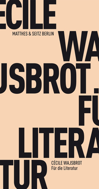 Vorderes Coverbild Für die Literatur