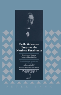 Vorderes Coverbild Émile Verhaeren: Essays on the Northern Renaissance