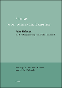 Vorderes Coverbild Brahms in der Meininger Tradition