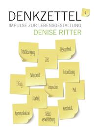 Vorderes Coverbild Denkzettel - Impulse zur Lebensgestaltung