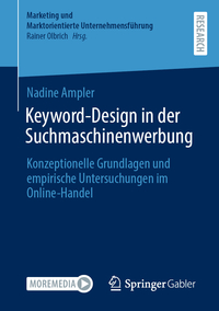 Vorderes Coverbild Keyword-Design in der Suchmaschinenwerbung