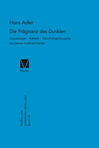 Vorderes Coverbild Die Prägnanz des Dunklen