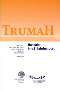 Vorderes Coverbild Trumah / Haskala im 18. Jahrhundert