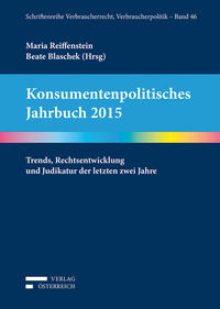 Vorderes Coverbild Konsumentenpolitisches Jahrbuch 2015