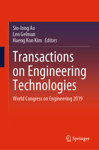 Vorderes Coverbild Transactions on Engineering Technologies