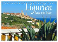 Vorderes Coverbild Ligurien - Berge und Meer (Tischkalender 2026 DIN A5 quer), CALVENDO Monatskalender