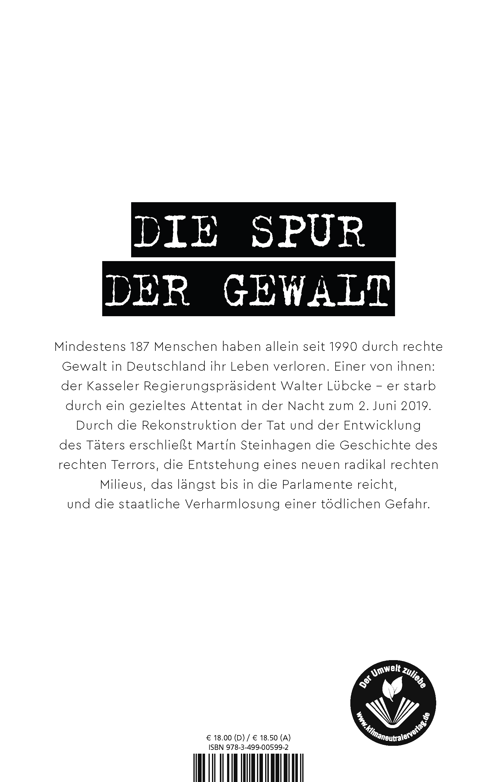 Rückseitencover Rechter Terror