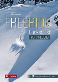 Vorderes Coverbild Freeride Bucket List Vorarlberg