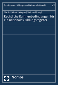 Vorderes Coverbild Rechtliche Rahmenbedingungen für ein nationales Bildungsregister