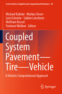 Vorderes Coverbild Coupled System Pavement - Tire - Vehicle