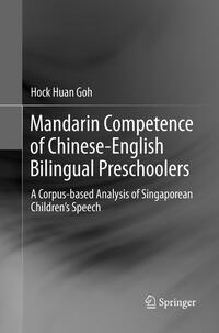 Vorderes Coverbild Mandarin Competence of Chinese-English Bilingual Preschoolers