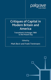 Vorderes Coverbild Critiques of Capital in Modern Britain and America