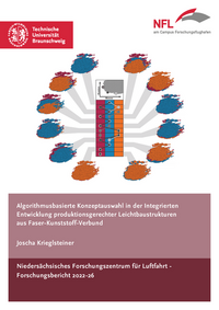 Vorderes Coverbild Algorithmusbasierte Konzeptauswahl in der Integrierten Entwicklung produktionsgerechter Leichtbaustrukturen aus Faser-Kunststoff-Verbund