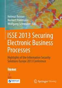 Vorderes Coverbild ISSE 2013 Securing Electronic Business Processes